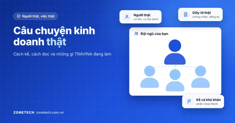 Câu chuyện kinh doanh thật: người thật, giấy tờ thật, kể cả khó khăn
