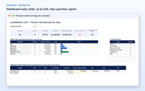 Xem trước File quản lý khách hàng (CRM) Excel