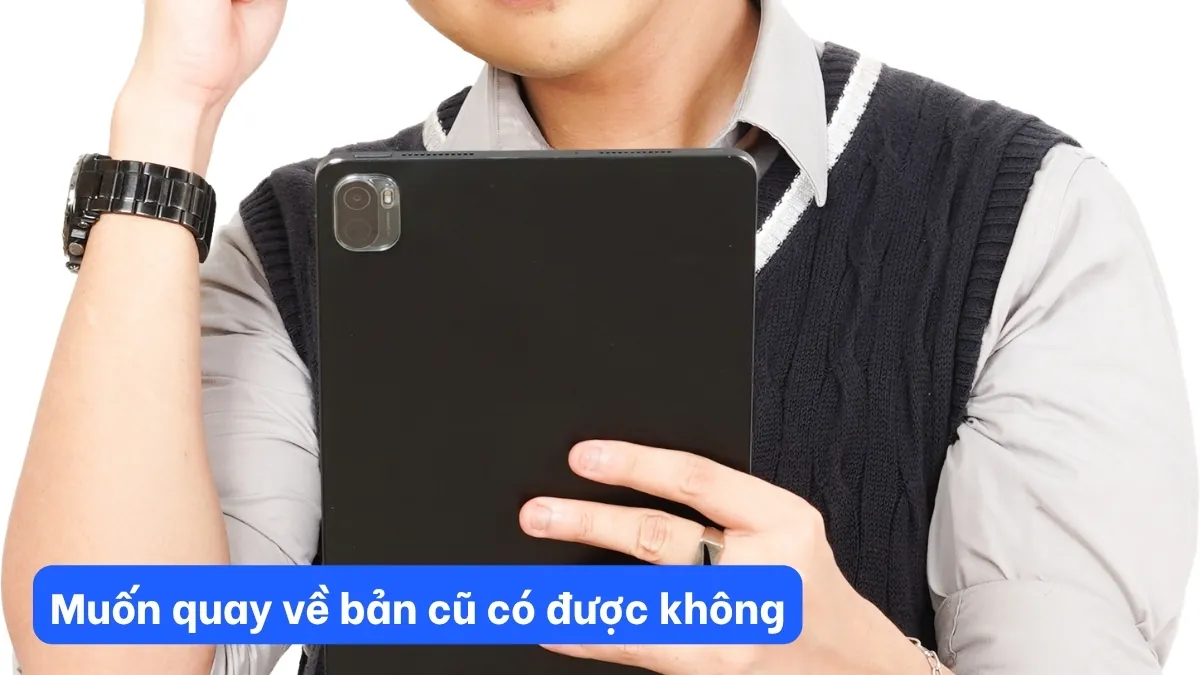 Muốn quay về bản cũ có được không