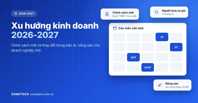 Xu hướng kinh doanh 2026-2027 cho doanh nghiệp nhỏ