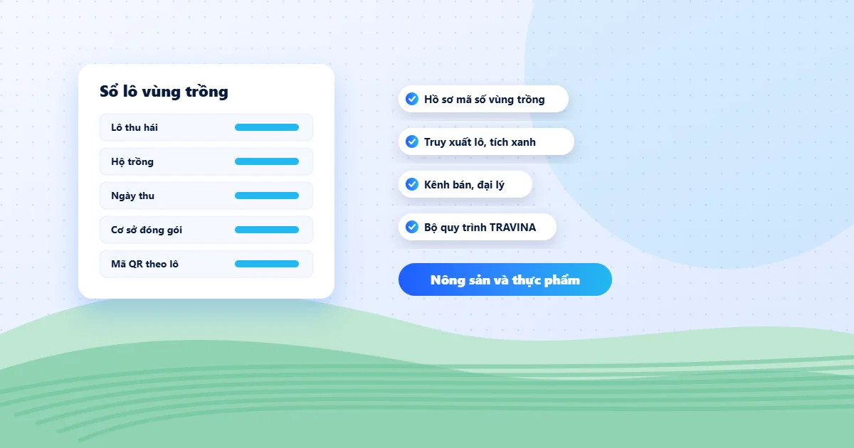 Sổ lô vùng trồng và hồ sơ mã số vùng trồng cho doanh nghiệp nông sản